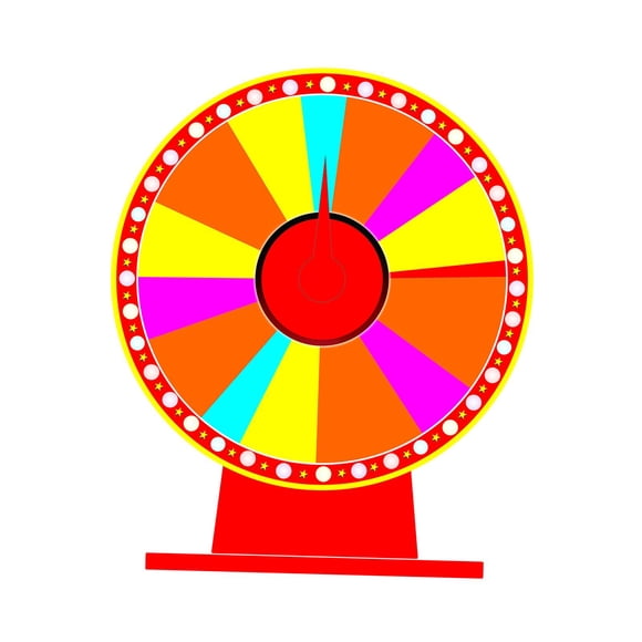 Rueda Giratoria De Mesa Con Premio, Rueda De Ruleta Para Reuniones De Juegos De Fortuna De Carnaval, 30cm Desigual