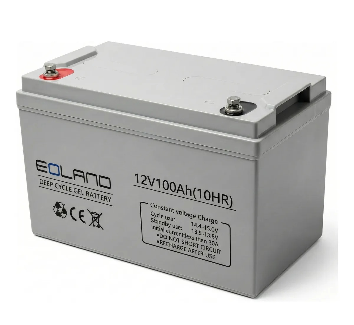 Eoland - Bateria Ciclo Profundo 12V 100 Amp Baterias Para Panel Solar Baterias De Gel Carga Solar