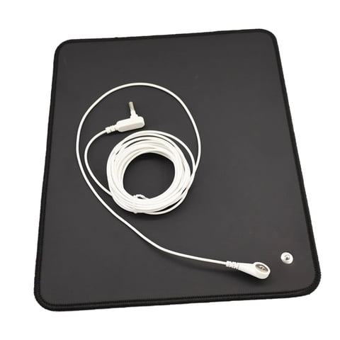 Magideal - Alfombra De Puesta A Tierra Conductora Tostada De Ratón Multifunción Multifunción Antiestática Almohadilla De Ratón De Mouse Tierna Para La Oficina De 33X60Cm