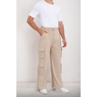 Likeshop - Jogger Hombre Secado Rapido Primavera Verano Bolsillos Cargo 7150