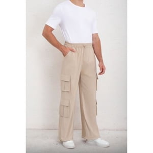 Likeshop - Jogger Hombre Secado Rapido Primavera Verano Bolsillos Cargo 7150