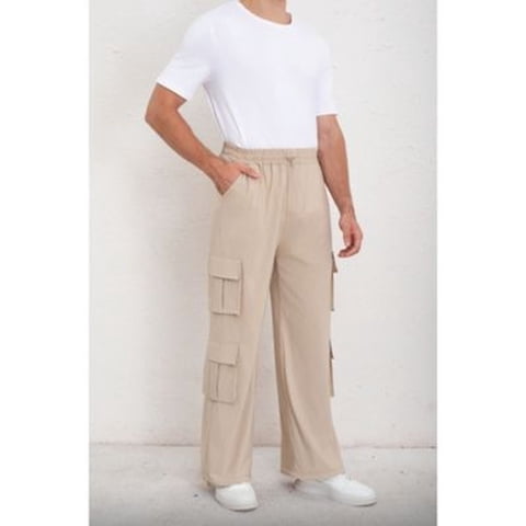 Likeshop - Jogger Hombre Secado Rapido Primavera Verano Bolsillos Cargo 7150