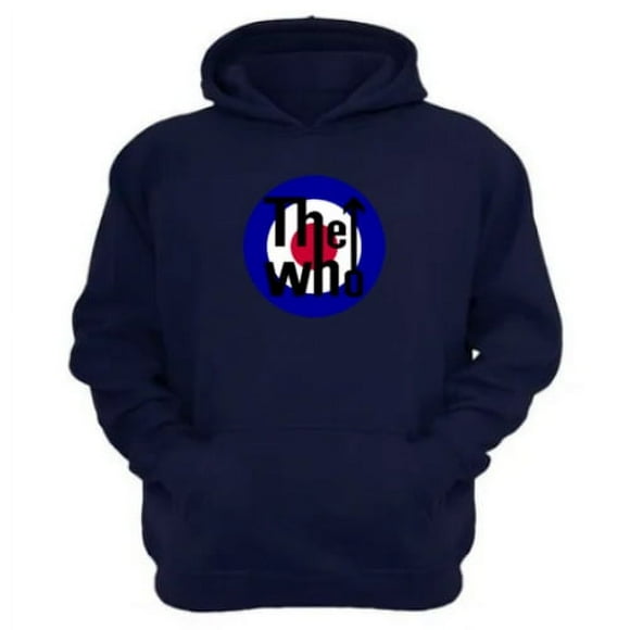 Polerón Canguro The Who Azul Marino Talla M Unisex