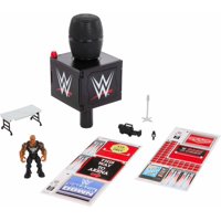 Playset Mattel Wwe Knuckle Crunchers Con Figura De Acción The Rock