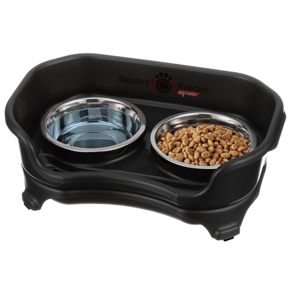 Tazones Elevados Neater Feeder para Gato - Negro 7 cm