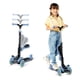 thumbnail image 1 of Scooter de 3 ruedas Lifemaster plegable con asiento y ruedas LED, 1 of 7