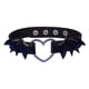 thumbnail image 4 of Gargantilla Collares Estilo Harajuku Cuero De PU Para Asistir A Conciertos Fiesta De Cosplay Negro, 4 of 5