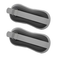 Ioensy - 2 Correas De Pesas Para Tobillos, Para Entrenamiento De Piernas, Pilates, Caminatas Y Fitness, Color Negro, 0,5 Kg