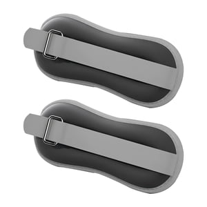Ioensy - 2 Correas De Pesas Para Tobillos, Para Entrenamiento De Piernas, Pilates, Caminatas Y Fitness, Color Negro, 0,5 Kg
