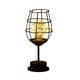 thumbnail image 1 of Lampara De Mesa Diseño copa de vino negro unico, 1 of 3