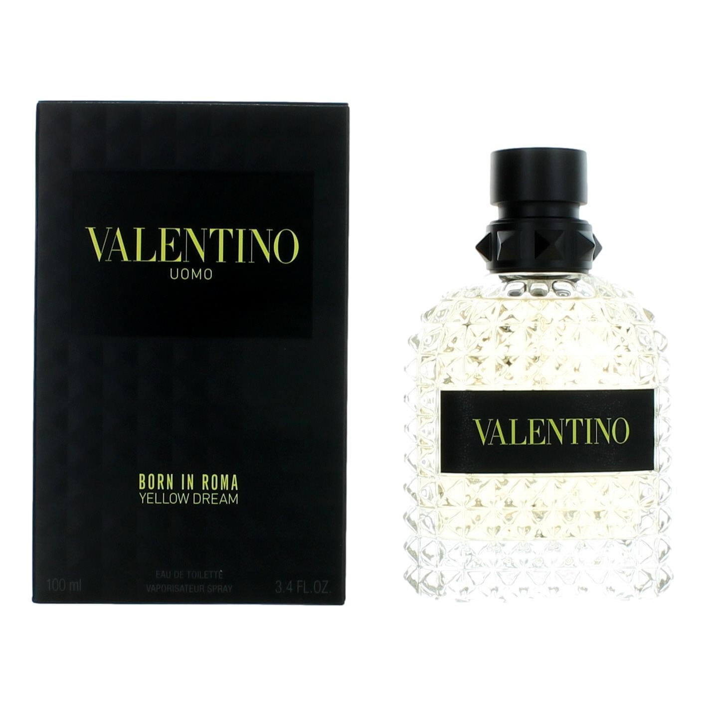 Valentino Uomo Born In Roma Yellow Dream De Valentino, 3.4oz Edt Spray Men