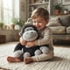 thumbnail image 2 of Peluche Gorila Kawaii 20cm Cafe gris 0, 2 of 2