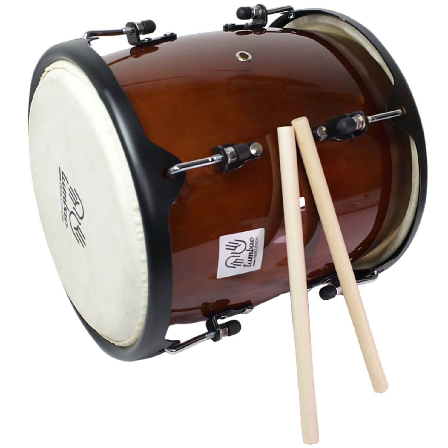 Tumbao Percussion - Tambora 11Xh14'' Caoba Con Correa Tumbao