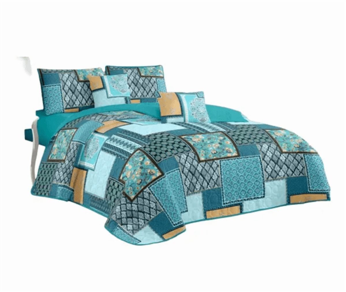 Genérico - Cubrecama Verano Quilt 1.5 Plaza Delgado