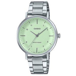 Reloj Casio Standard Analog Stainless Steel Mint Green Dial Quartz Ltp-Vt03D-3B Women'S Watch