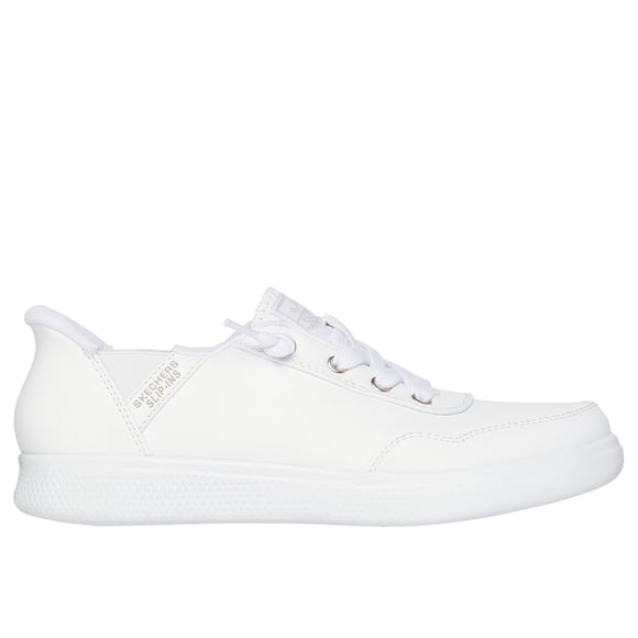 Zapatillas Skechers Skip Cute B Slip-On Memory Foam Blancas Talle 10