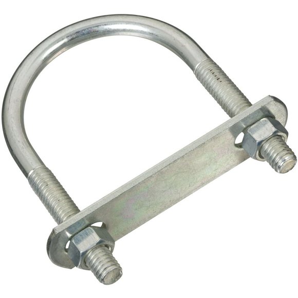U Bolt National Hardware N222-208, chapado en zinc, 10 x 6 x 10 cm