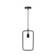 thumbnail image 1 of Lámpara Colgante Negro Rectangular E-27 Led Vintage, 1 of 2