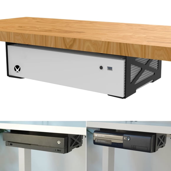 Soporte bajo escritorio Monzlteck 8,1 cm para Xbox/PS4/Mini PC