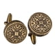 thumbnail image 5 of 1 Par De Botones De Chaqueta De Metal Antiguo Vintage Chapado En Bronce, Conjunto De 20mm Para Traje, 5 of 5