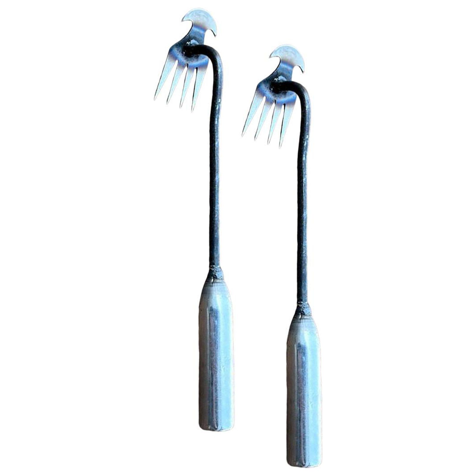 Ioensy - Extractor De Deshierbe Pequeño De Acero Inoxidable Para Jardín, Patio, Bonsái, 29Cm, 2 Uds.
