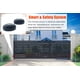 thumbnail image 4 of Abridor de puertas corredizas Blütezeit 1800 lb/40 pies con 2 controles remotos, 4 of 6