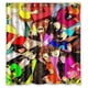 thumbnail image 1 of Cortina de ducha Gintama, juego de cortina de baño con ganchos, tamaño 60 x 72 pulgadas, 1 of 3