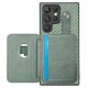 thumbnail image 3 of Funda Billetera Tejida para Samsung Galaxy S23 Ultra con Soporte y Tarjetero Verde, 3 of 4