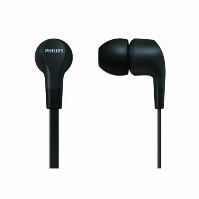 Audífonos In Ear Tae1105Bk Con Cable Negro  Philips