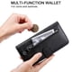 thumbnail image 3 of Funda con Cremallera para iPhone 13, Carcasa Cartera de Cuero PU con Soporte y Tarjetero, 3 of 6