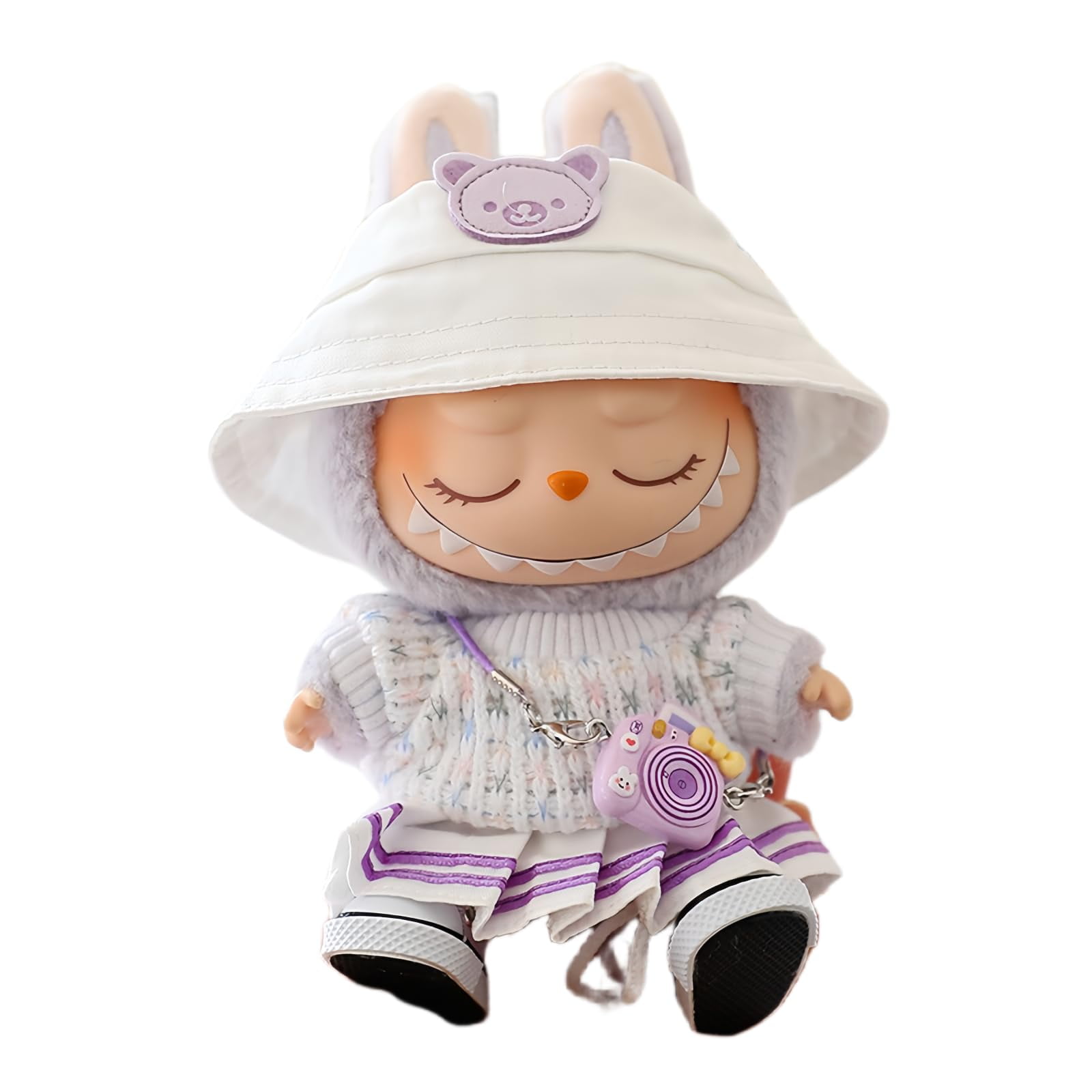 Xinbalove - Set De Ropa De Muñeca Para Muñeca Labubu De 15 Cm Y 17 Cm Con Accesorios