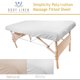 thumbnail image 3 of Body Linen Simplicity Poly Cotton Massage Table Fitted Sheet, 3 of 3