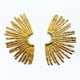 thumbnail image 2 of Aros Fiesta Pegados Rayos De Sol, Acero Inoxidable bañado en Oro 18k, 2 of 5