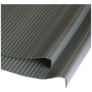 Grada Estriada Escalera Pvc 0,5X3,0 Mts Gris Oscuro Dvp