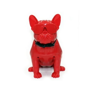 Puntostore - Parlante Bluetooth Bulldog Frances 10W Rojo - Ps