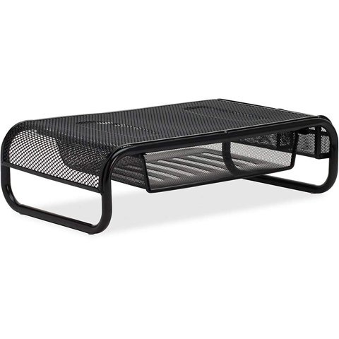 Elevador De Monitor Lorell Llr84148 Con Cajón Y Compartimentos