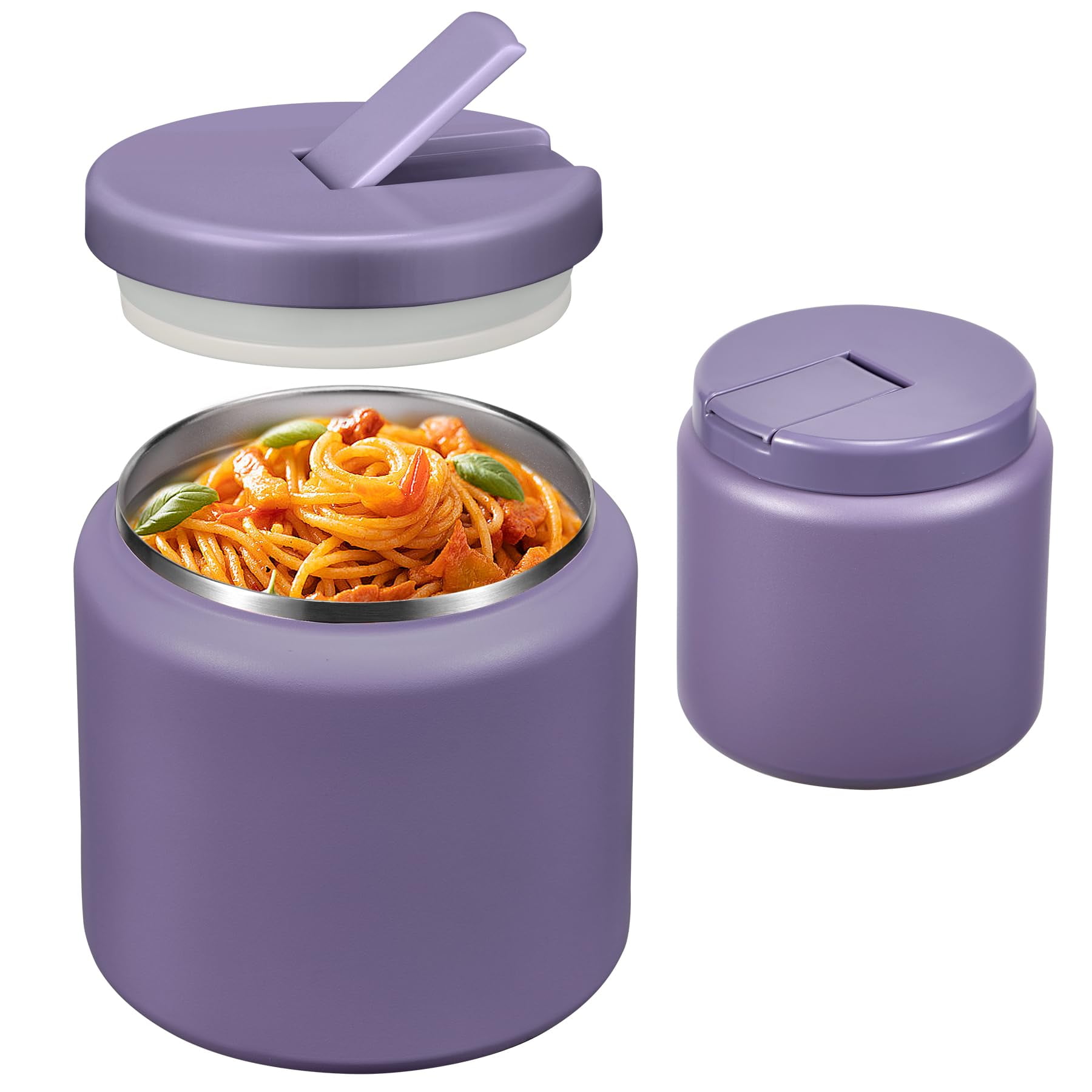 Tarro De Comida Bosedsang Soup Thermo, 760 Ml, Aislante Al Vacío, Acero Al Vacío