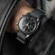 thumbnail image 2 of WatchGecko Correa de Reloj de Nailon Ridge Gris 19 mm, 2 of 7