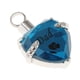 thumbnail image 2 of amor corazón azul cristal urna memorial ceniza recuerdo cremación colgante papá, 2 of 5