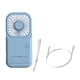 thumbnail image 2 of Mini Ventilador De Mano Portátil, Configuración De 3 Velocidades, Pequeño Ventilador Para El Hogar, Dormitorio, Azul, 2 of 3