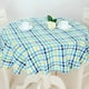 thumbnail image 3 of Mantel Polycotton Redondo / Cuadrille Verde Azul Amarillo – Doral, 3 of 3