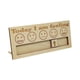 thumbnail image 1 of Letrero De Madera Con Sensación De Hoy, Adorno De Escritorio, Decoración De Placa De Madera De Humor Diario, 1 of 3