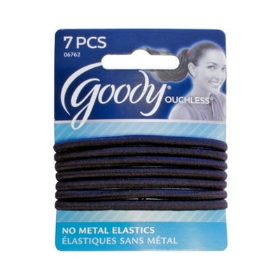 Set Elásticos Negros Ouchless 1 Un Goody