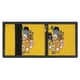 thumbnail image 4 of Amigos Kakao Cartera Trifold para Hombres, 8 Ranuras para Tarjetas, 1 Ventana de ID, Tarjetero Delgado con Bolsillo de Efectivo con Cremallera para Uso Cotidiano, 4 of 6