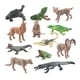 thumbnail image 2 of Juego De 12 Mini Figuras De Animales Salvajes Para Festivales, Suministros Para Fiestas, Estilo H, 2 of 5