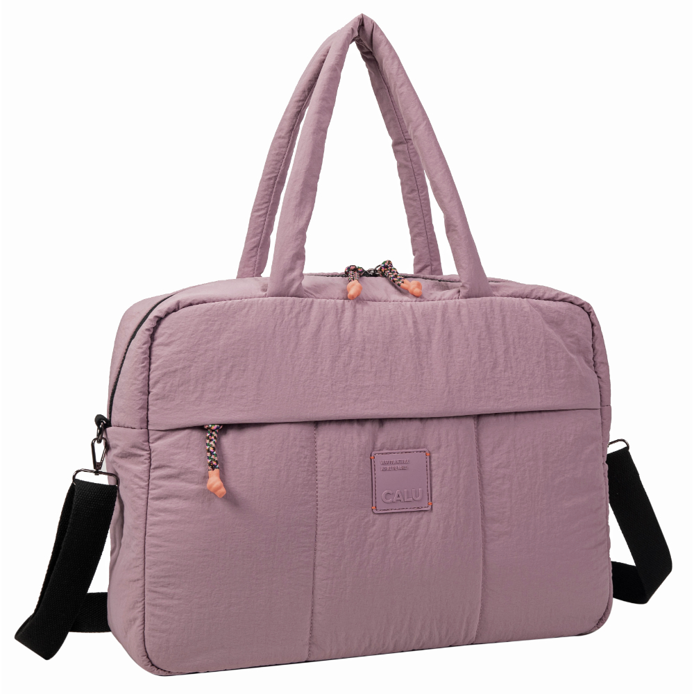 Calu Bags - Bolso De Viaje Beatrice Acolchado Malva Calu