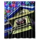 thumbnail image 1 of Cortina de ducha de película Flying, juego de cortinas de baño con ganchos, tamaño 66 x 72 pulgadas, 1 of 3