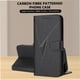 thumbnail image 4 of Funda Cartera Fibra de Carbono para iPhone 15 Pro con Soporte y Cierre Magnético Negro, 4 of 6