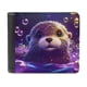 thumbnail image 1 of Nutria Cartera de Cuero PU para Hombres, Tarjetero Bifold Delgado, Cartera Minimalista de Cuero Sintético Suave, 1 of 6