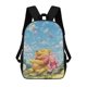 thumbnail image 1 of Winnie Pooh-theme Backpack, Campus style schoolbag Bookbag with Adjustable Shoulder Straps And Large Zip Compartment, Unisex Travel Bags., 1 of 6